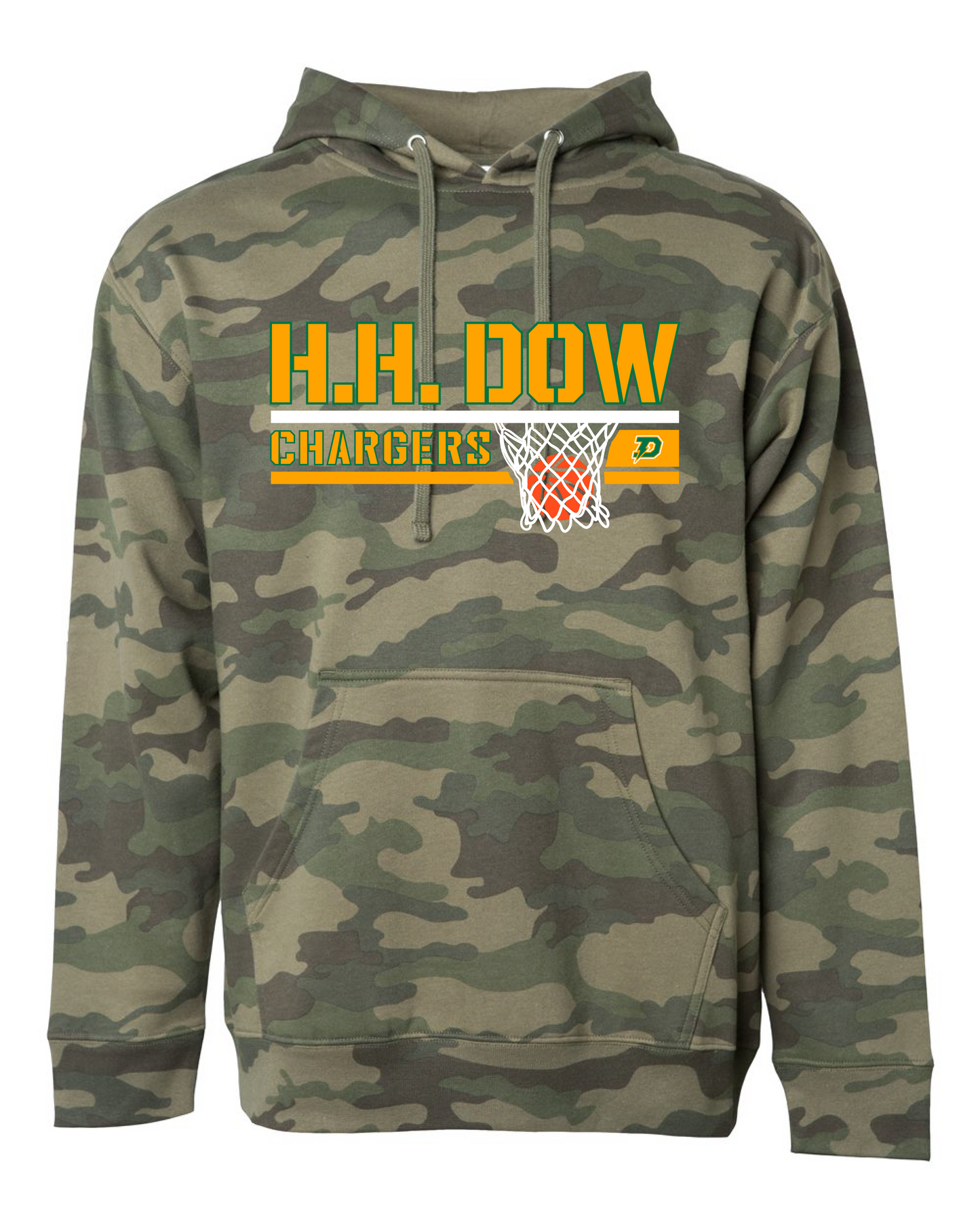 CHARGERS BASKETBALL HOODIE CAMO