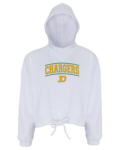 2025 Chargers Women's Cropped Hoodie